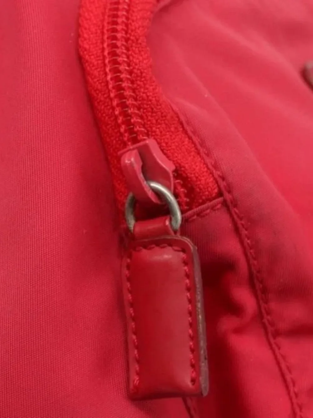 PRADA Backpack Nylon Pink Silver Auth 164369 - Picture 12 of 16